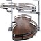 Hardware Resources 21" Polished Chrome and Walnut Blind Corner Swingout for Openings on the Right of the Blind BCSO221PCWD-RH - alternate 1